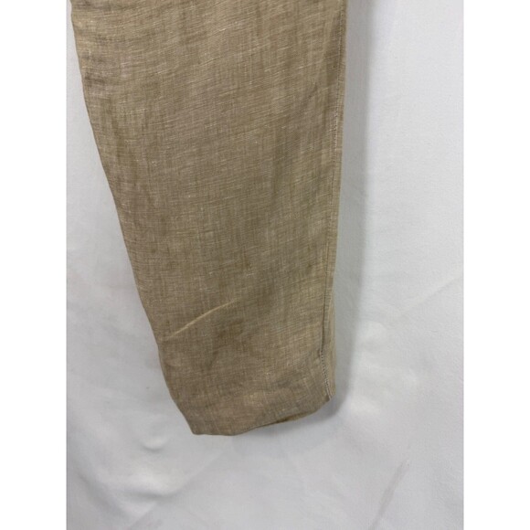 Joseph Abboud 100% LINEN Pants Men 38x26 Tan Slacks Lightweight - Picture 13 of 13